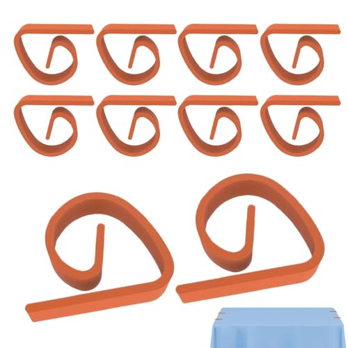 Tischdecken-Clips, bunt, klein, für Tische, tragbar, rutschfest, multifunktional, für Picknicks, Hochzeiten, Buffets, Abendessen, 10 Stück Tischdecken-Clips, bunt, klein, für Tische, tragbar, rutschfest, multifunktional, für Picknicks, Hochzeiten, Buffets, Abendessen, 10 Stück von Generisch