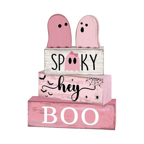 Tischdekoration - Geist Halloween Etagere Deko - Block Deko Für Küche Kaffeebar Zuhause Tischdekoration - Geist Halloween Etagere Deko - Block Deko Für Küche Kaffeebar Zuhause von Generisch