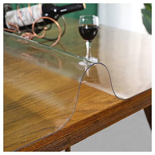 Tischschutz, transparente PVC-Abdeckung, wasserdicht, langlebig, leicht zu reinigen, Oberflächenschutz für Esszimmer oder Couchtisch Tischschutz, transparente PVC-Abdeckung, wasserdicht, langlebig, leicht zu reinigen, Oberflächenschutz für Esszimmer oder Couchtisch von Generisch