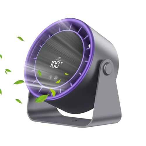 Tischventilator | Elektrischer Luftzirkulator Persönlicher Kühllüfter,Mit Akku Luftkühlung Für Büro Nachttisch Und Schreibtisch von Generisch