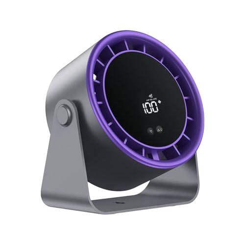 Tischventilator Für Schlafzimmer,Tischventilatoren Für Schlafzimmer Und Schreibtisch | Tragbarer Ventilator Mit Akku Für Luftzirkulation Am Nachttisch Und Arbeitsplatz von Generisch