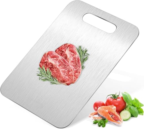 Titan Schneidebrett,100% reines Titan Schneidebrett für die Küche,modernste Hygiene und Haltbarkeit,für Fleisch, Obst und Gemüse,Spülmaschine,Sicherheit,kann aufgehängt werden (28 x 39 x 0,17 CM) Titan Schneidebrett,100% reines Titan Schneidebrett für die Küche,modernste Hygiene und Haltbarkeit,für Fleisch, Obst und Gemüse,Spülmaschine,Sicherheit,kann aufgehängt werden (28 x 39 x 0,17 CM) von Generisch