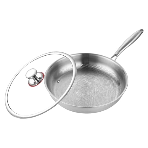 Titanium Hämmerte - Nicht -Stick -, Kochbaum, langlebig und Tabelle | für tägliche Nutzungswohnheim Apartment Küche, Restaurant Hotelcamping mit Mehrzweck -Bratenkochgeschirr von Generisch