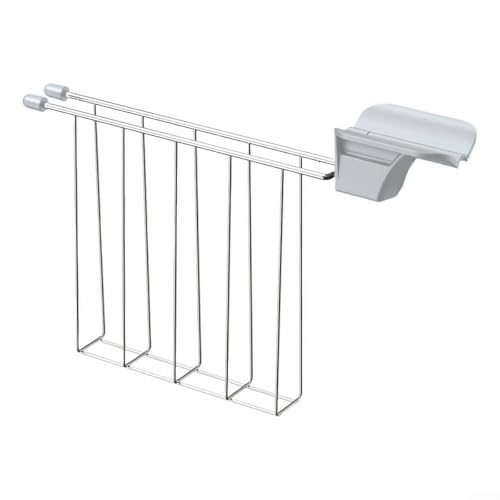 Toast and Keep Fillings Secure with Stainless Steel Sandwich Cage for Toaster (Grey) von Generisch