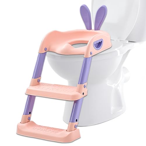 Töpfchentrainingstuhl - Faltbare 2 in 1 Sitz für Kleinkinder mit Leiterstuhl für Badezimmersicherheit Anti -Skid -Kissen 6-10 Jahre alte Kinder, starker baues leichter einfaches Griffgröße 21 Zoll Töpfchentrainingstuhl - Faltbare 2 in 1 Sitz für Kleinkinder mit Leiterstuhl für Badezimmersicherheit Anti -Skid -Kissen 6-10 Jahre alte Kinder, starker baues leichter einfaches Griffgröße 21 Zoll von Generisch