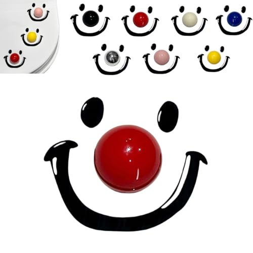 Toilettendeckelheber Clown, Lustiger Toilettenaufkleber Clown Lächeln Gesicht Aufkleber WC Dekoration, Kunststoff Toilettendeckel Deckel Heber, Toilettensitz Griff Lifter Toilettendeckelhalter für Toilettendeckelheber Clown, Lustiger Toilettenaufkleber Clown Lächeln Gesicht Aufkleber WC Dekoration, Kunststoff Toilettendeckel Deckel Heber, Toilettensitz Griff Lifter Toilettendeckelhalter für von Generisch