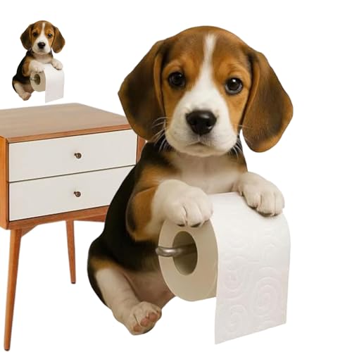 Toilettenpapierhalter, Hundepapierhalter, Hunde-Badezimmer-Toilettenpapierhalter, Dekorativer Toilettenpapierhalter Zur Wandmontage Für Bad Und Küche von Generisch