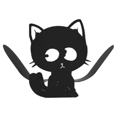 Toilettenpapierhalter - Toilettenpapieraufbewahrungsbox, kreativer Katzen-Metallorganisator für Gäste Badezimmer für Strand Haus Cottage von Generisch