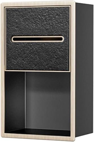 Toilettenpapierhalter mit Ablage, Edelstahl, versenkte Wandnische, platzsparende Badezimmer-Aufbewahrung, Organizer, einfache Installation von Generisch