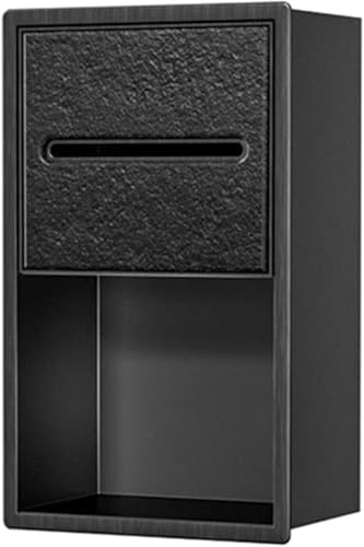 Toilettenpapierhalter mit Ablage, Edelstahl versenkte Wandnische, platzsparende Badezimmer-Aufbewahrung, einfache Installation Dusch-Organizer von Generisch