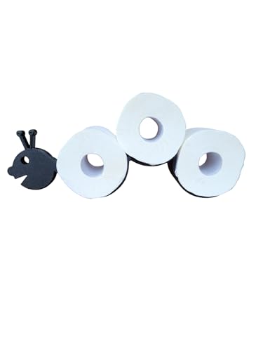 Toilettenpapierhalterung Raupe/Deko Badezimmer Klopapierhalter Wand WC Rollenhalter Ersatzrollenhalter von Generisch
