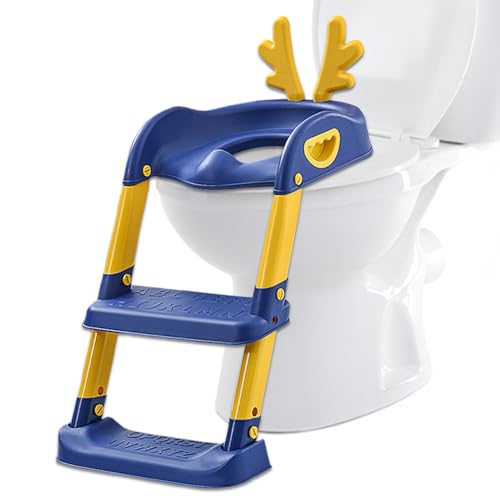 -Toilettensitz - 2 in 1 faltbare Töpfchen -Trainingssitze für Badezimmerzubehör mit Stufenhocker -Leiter für ein sicheres Töpfchen -Anti -Schlupf -Pad 6 Monate bis 10 Jahre Kinder, langlebig -Toilettensitz - 2 in 1 faltbare Töpfchen -Trainingssitze für Badezimmerzubehör mit Stufenhocker -Leiter für ein sicheres Töpfchen -Anti -Schlupf -Pad 6 Monate bis 10 Jahre Kinder, langlebig von Generisch