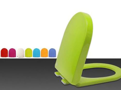 Toilettensitzbezug in D-Form mit Absenkautomatik, robustes PP-Material, Schnellentriegelung, Toilettendeckel, Standardgröße, leicht zu reinigen, Grasgrün, Badezimmer-Zubehör Toilettensitzbezug in D-Form mit Absenkautomatik, robustes PP-Material, Schnellentriegelung, Toilettendeckel, Standardgröße, leicht zu reinigen, Grasgrün, Badezimmer-Zubehör von Generisch