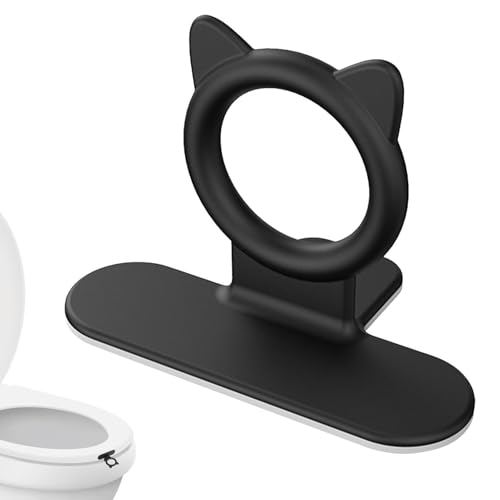 Toilettensitzheber - Einfacher Toilettensitzhebergriff | Silikon-Hebewerkzeug für selbstklebenden WC-Sitz | Vermeiden Sie das Berühren des Deckelhebergriffs von Generisch