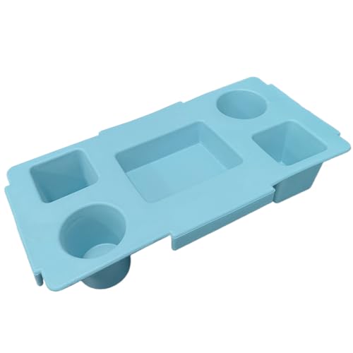 Top Mount Cup Halter - -Snack -Tablett | Sofa Caddy Organizer | Frauen Telefonhalter | Sandfester Kleidung-resistenter Divider Cup Stand Für Restaurants Im Freien Für Hauscampingpool-Picknickre von Generisch