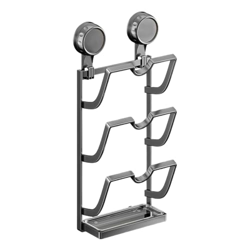 Topfdeckelhalter - Pfannendeckelhalter | Küchen Organizer | 3-stöckige Töpfe Deckel Halteregale | Ohne Bohren Platzsparende Aufbewahrung | Küchen Schrank Organizer Für Kochstation Wohnung Eckschrank Topfdeckelhalter - Pfannendeckelhalter | Küchen Organizer | 3-stöckige Töpfe Deckel Halteregale | Ohne Bohren Platzsparende Aufbewahrung | Küchen Schrank Organizer Für Kochstation Wohnung Eckschrank von Generisch