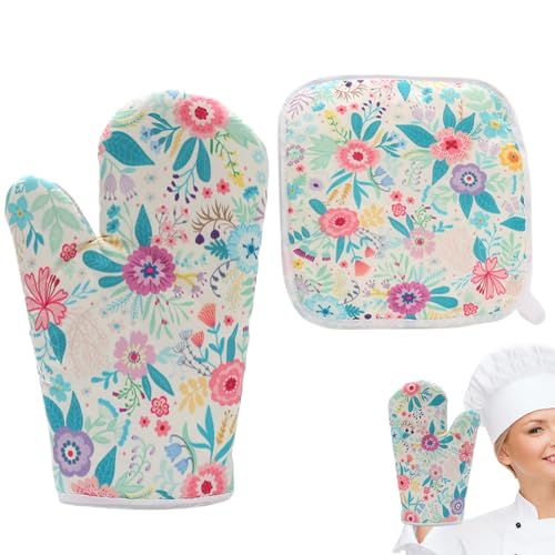 Topflappen Und Backhandschuhe, Hitzeresistente Grillhandschuhe Topflappen, Küchennhalter Backhandschuhe Set, Für Restaurant Café Bäckerei Outdoor Grill Party Camping Picknick Mikrowelle Topflappen Und Backhandschuhe, Hitzeresistente Grillhandschuhe Topflappen, Küchennhalter Backhandschuhe Set, Für Restaurant Café Bäckerei Outdoor Grill Party Camping Picknick Mikrowelle von Generisch