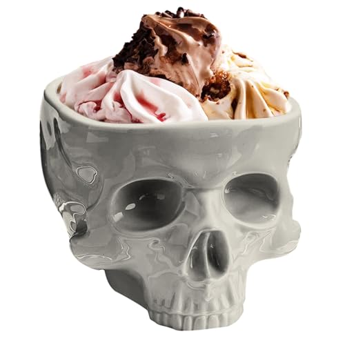 Totenkopf-Schalen Zum Essen, Halloween Schale Für Süßigkeiten, Skelett Kopf Snack Schüssel, Halloween Schalen Essen Keramik-Bonbonniere, Lebensmittel-Spender Heimdekoration, Snack-Keramik Schalen Totenkopf-Schalen Zum Essen, Halloween Schale Für Süßigkeiten, Skelett Kopf Snack Schüssel, Halloween Schalen Essen Keramik-Bonbonniere, Lebensmittel-Spender Heimdekoration, Snack-Keramik Schalen von Generisch