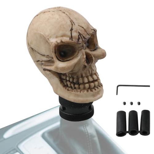 Totenkopf Schaltknauf,Schädel Design Schalthebelknauf Für Manuelle Und Automatische Getriebe - Skelett Aus Harz Für Pendeln Reisen Familienausflüge Trucks Limousinen Taxis Totenkopf Schaltknauf,Schädel Design Schalthebelknauf Für Manuelle Und Automatische Getriebe - Skelett Aus Harz Für Pendeln Reisen Familienausflüge Trucks Limousinen Taxis von Generisch