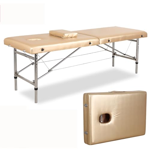 Tragbare, verstellbare, faltbare Spa-Massageliege mit Aufbewahrungstasche und Kissen, ideal für Tattoo-, Wimpern- und Entspannungsbehandlungen Tragbare, verstellbare, faltbare Spa-Massageliege mit Aufbewahrungstasche und Kissen, ideal für Tattoo-, Wimpern- und Entspannungsbehandlungen von Generisch