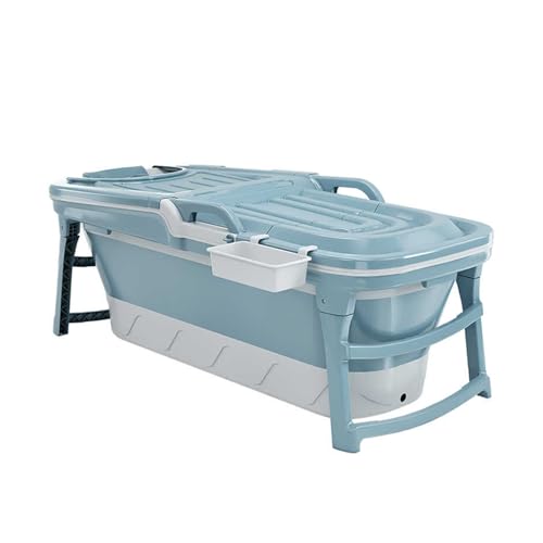 Tragbare Badewanne, For Erwachsene, Aus Kunststoff, Leicht Zu Reinigen, Ideal For Heiße Bäder(118X58X62cm) von Generisch