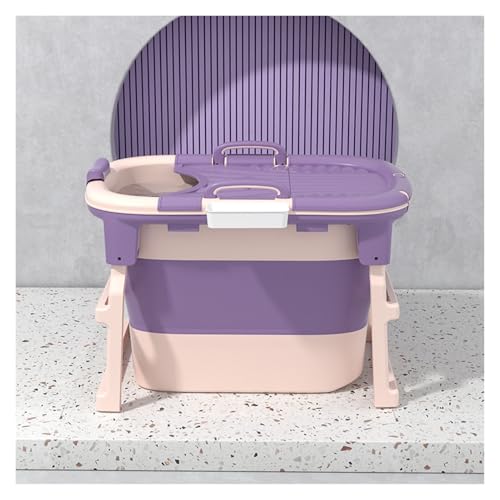 Tragbare Badewanne, Nicht Aufblasbare Eis-Klappbadewannen, Große, Faltbare, Ideal For Kleine Räume(2) von Generisch