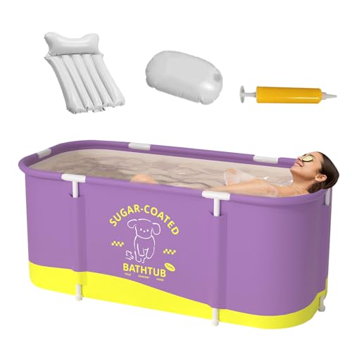 Tragbare Badewanne, tragbare faltbare Badewanne | einweichen | 45.3x23.6x19,7 Zoll Faltbares Badebad heiße Eisbad separate Familie Badezimmer Einweichen Heißer Spa-Badest Tragbare Badewanne, tragbare faltbare Badewanne | einweichen | 45.3x23.6x19,7 Zoll Faltbares Badebad heiße Eisbad separate Familie Badezimmer Einweichen Heißer Spa-Badest von Generisch