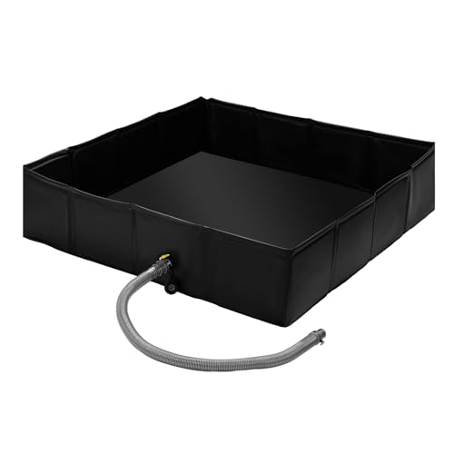 Tragbare Duschwanne - Duschgrundfläche Für Campingkabinen - Mit Ablauföffnung und Wasserdichtem Becken für Zelt- und Markisenunterboden Geeignet für Haustierbad Campingplatz Tragbare Duschwanne - Duschgrundfläche Für Campingkabinen - Mit Ablauföffnung und Wasserdichtem Becken für Zelt- und Markisenunterboden Geeignet für Haustierbad Campingplatz von Generisch