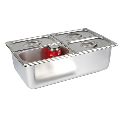 Tragbare Eiswürfelform für die Arbeitsplatte – ideal für Salatbar, Buffet, kalte Speisen, Pizza-Garnierungen und Party-Servierungen, perfekt für Veranstaltungen und Versammlungen von Generisch