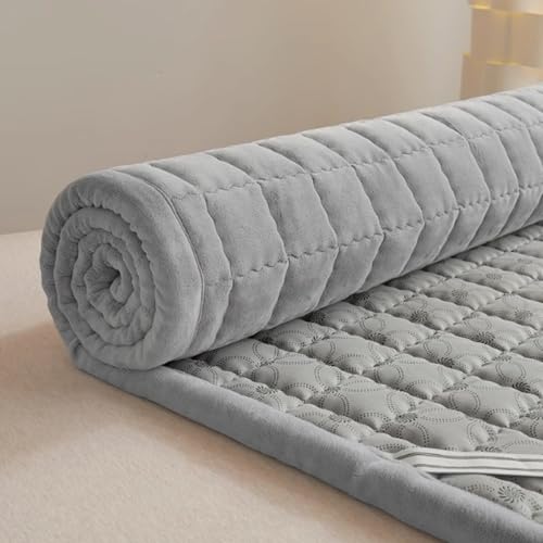 Tragbare Futon-Matratze, dicke Rollmatratze, Bodenmatratze in voller Größe, Gäste-Schlafmatte, Schlafsaal, Einzel-, Doppel-, faltbare Bodenmatratze, platzsparend Tragbare Futon-Matratze, dicke Rollmatratze, Bodenmatratze in voller Größe, Gäste-Schlafmatte, Schlafsaal, Einzel-, Doppel-, faltbare Bodenmatratze, platzsparend von Generisch