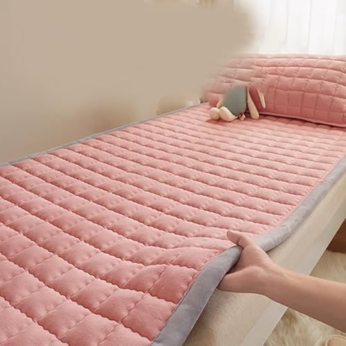 Tragbare Futon-Matratze, dicke aufrollbare Bodenmatratze, Gäste-Schlafmatte, Einzel-/Doppel-Klappung für Schlafsaal Tragbare Futon-Matratze, dicke aufrollbare Bodenmatratze, Gäste-Schlafmatte, Einzel-/Doppel-Klappung für Schlafsaal von Generisch