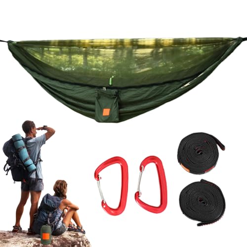 Tragbare Hängematte |Camping Hängematte Mit -Schnellaufbau Campingzubehör Für Garten Familie Freunde von Generisch