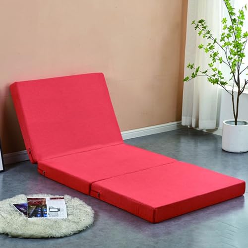Tragbare Klappmatratze, waschbarer Bezug, Gästebett für Reisen, Camping, Wohnzimmer, Schlafzimmer, Sofa, Stuhl, Schlaflösung, platzsparender Komfort Tragbare Klappmatratze, waschbarer Bezug, Gästebett für Reisen, Camping, Wohnzimmer, Schlafzimmer, Sofa, Stuhl, Schlaflösung, platzsparender Komfort von Generisch
