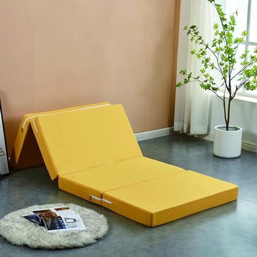 Tragbare Klappmatratze mit waschbarem Bezug, Gästebett für Reisen, Camping, Wohnzimmer, Schlafzimmer, Sofa, Stuhl, kompakte Schlaflösung in einer Box Tragbare Klappmatratze mit waschbarem Bezug, Gästebett für Reisen, Camping, Wohnzimmer, Schlafzimmer, Sofa, Stuhl, kompakte Schlaflösung in einer Box von Generisch