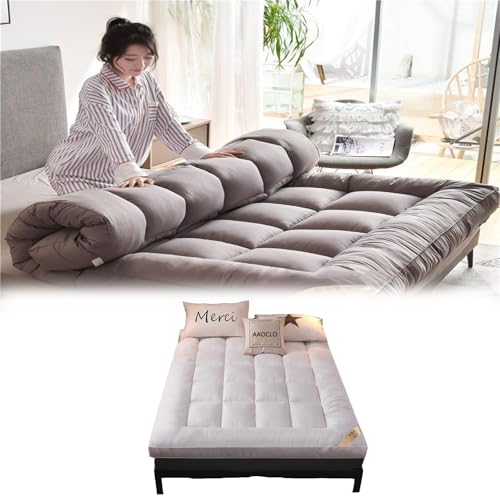 Tragbare Matratze in voller Größe für Gäste, bequeme Einzel- und Doppelschlafmatten, ideal für Camping-Schlafsäle, Futons, Nickerchen und Yoga, vielseitiges und leichtes Design von Generisch