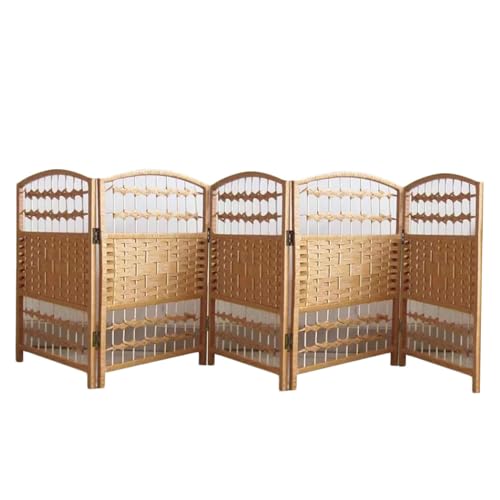 Tragbare Trennwand 4-6 Panel Raumteiler Gelber Stoff Raumtrenner Temporäre Klassenzimmerteiler 50.0 cm x 30.0 cm Ideal für den Innenbereich von Generisch