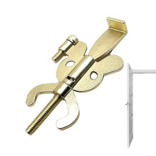 Tragbare Türschlösser – Reise-Lockdown-Schlösser – Edelstahl-Reisesicherheitsschloss, tragbare Reise-Lockdown-Schlösser für Reisen, Zuhause, Hotels von Generisch