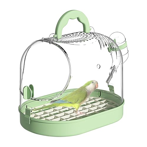 Tragbare Vogelbox mit transparentem Design | Papageien-Reisekäfig mit Bodenwanne | perfekt für Zuhause, Büro, Reisen und Outdoor-Abenteuer | leicht zu reinigen und funktional Tragbare Vogelbox mit transparentem Design | Papageien-Reisekäfig mit Bodenwanne | perfekt für Zuhause, Büro, Reisen und Outdoor-Abenteuer | leicht zu reinigen und funktional von Generisch