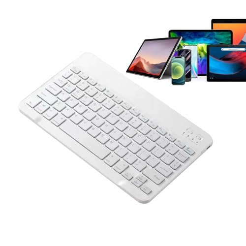 Tragbare drahtlose Tastatur | Ultra Slim wiederaufladbares Design Leichtes -Schlüsselboard Low-Profile-Still-TIPP-Funktion | Universelle ergonomische -Mark für PC-Telefon Tablet Mobiler Tragbare drahtlose Tastatur | Ultra Slim wiederaufladbares Design Leichtes -Schlüsselboard Low-Profile-Still-TIPP-Funktion | Universelle ergonomische -Mark für PC-Telefon Tablet Mobiler von Generisch
