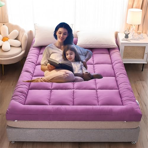 Tragbare faltbare Bodenmatratze für Gäste, Schlafsäle, Campingsofas, Lounges, Blau, Doppelgröße (90 x 200 cm) – vielseitige, komfortable und platzsparende Lösung von Generisch