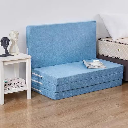 Tragbare faltbare Isomatte mit abnehmbarem Bezug, ideal für Reisen, Camping und Wohnwagen, Druckentlastung und stützendes, platzsparendes Design-Bett in einer Box von Generisch