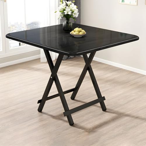 Tragbarer, faltbarer Esstisch, kleiner Raum, Küchentisch, Drop-Leaf-Esstisch, hergestellt aus Holz, 80 cm L x 80 cm B x 74 cm H, perfekt für Wohnmobile Tragbarer, faltbarer Esstisch, kleiner Raum, Küchentisch, Drop-Leaf-Esstisch, hergestellt aus Holz, 80 cm L x 80 cm B x 74 cm H, perfekt für Wohnmobile von Generisch