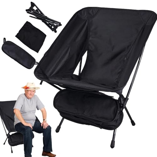 Tragbarer Campingstuhl | Faltbarer Strandstuhl - Rucksack Strandsitz, Tragbarer Klappsitz, Ergonomischer Klappbarer Strandstuhl für Wandern, Camp, Outdoor, Tragbarer Campingstuhl | Faltbarer Strandstuhl - Rucksack Strandsitz, Tragbarer Klappsitz, Ergonomischer Klappbarer Strandstuhl für Wandern, Camp, Outdoor, von Generisch