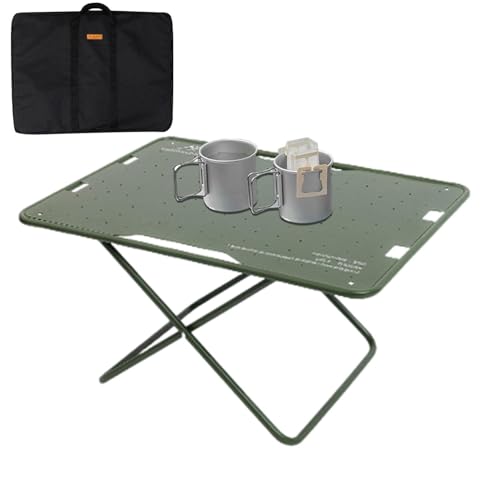 Tragbarer Camptabelle - Camping Table | Kompakte Seitentische | Leichtes Camp-Schreibtisch | Starke Tragküchenstation mit tragenden Kapazität | Außentische für Rucksackpicknick -Wanderstrandkoch -Trav Tragbarer Camptabelle - Camping Table | Kompakte Seitentische | Leichtes Camp-Schreibtisch | Starke Tragküchenstation mit tragenden Kapazität | Außentische für Rucksackpicknick -Wanderstrandkoch -Trav von Generisch