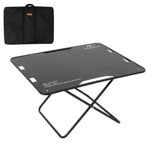 Tragbarer Camptabelle - Camping Table | Kompakte Seitentische | Leichtes Camp-Schreibtisch | Starke Tragküchenstation mit tragenden Kapazität | Außentische für Rucksackpicknick -Wanderstrandkoch -Trav Tragbarer Camptabelle - Camping Table | Kompakte Seitentische | Leichtes Camp-Schreibtisch | Starke Tragküchenstation mit tragenden Kapazität | Außentische für Rucksackpicknick -Wanderstrandkoch -Trav von Generisch