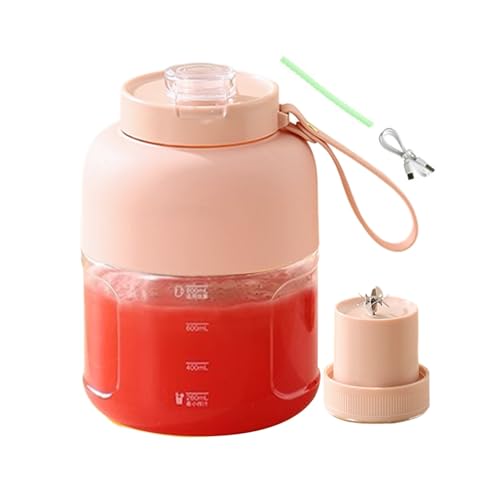 Tragbarer Entsafter, Juice Cup -Mixer Tragbar - Großkapazität Wireless Double Deckdesign Tragbarer Mixer | Multifunktional mixer Für Heimküchen -Fitnessbüros Im Freien Im Freien Camping von Generisch