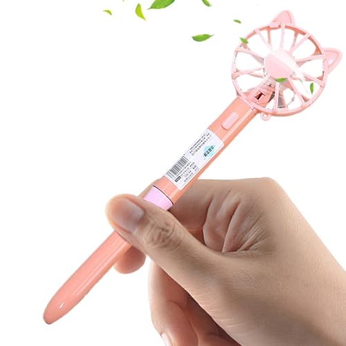Tragbarer Fan-Kreativ-Kugelschreiber,Tragbarer Fan-Stift | Kompakter batteriebetriebener Ventilator-Kugelschreiber,Cool Gadgets Schulbedarf, elektronischer Handventilator mit glattem Schreibstift für von Generisch