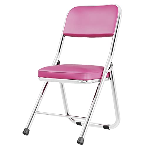 Tragbarer Klappstuhl mit Rückenlehne, kompaktes Design, PU-Leder, gepolsterter Sitz, Metallrahmen, ergonomischer Komfort für Büro, Konferenzraum, Küche, Esszimmer, Wohnzimmer Tragbarer Klappstuhl mit Rückenlehne, kompaktes Design, PU-Leder, gepolsterter Sitz, Metallrahmen, ergonomischer Komfort für Büro, Konferenzraum, Küche, Esszimmer, Wohnzimmer von Generisch