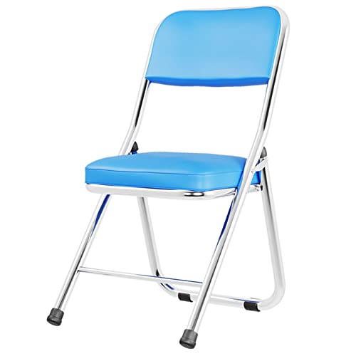 Tragbarer Klappstuhl mit Rückenlehne, kompaktes Design, PU-Leder, gepolsterter Sitz, Metallrahmen, ergonomischer Komfort für Büro, Konferenzraum, Küche, Esszimmer, Wohnzimmer Tragbarer Klappstuhl mit Rückenlehne, kompaktes Design, PU-Leder, gepolsterter Sitz, Metallrahmen, ergonomischer Komfort für Büro, Konferenzraum, Küche, Esszimmer, Wohnzimmer von Generisch