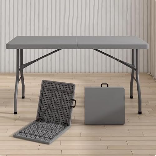 Tragbarer Klapptisch, robuster Kunststoff, für Camping, Party, Bankett, Outdoor-Events, Wandern, Terrasse, Hochzeit, einfach zu tragen Tragbarer Klapptisch, robuster Kunststoff, für Camping, Party, Bankett, Outdoor-Events, Wandern, Terrasse, Hochzeit, einfach zu tragen von Generisch